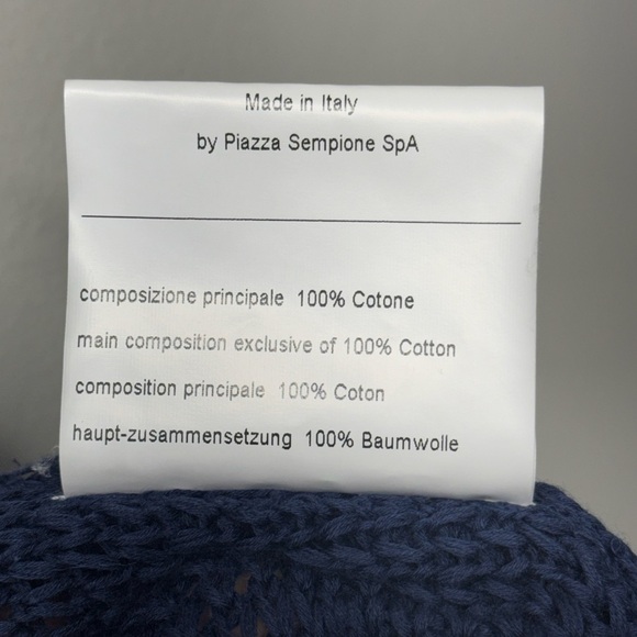 Piazza Sempione SpA Blue Knit Cardigan - Picture 13 of 13
